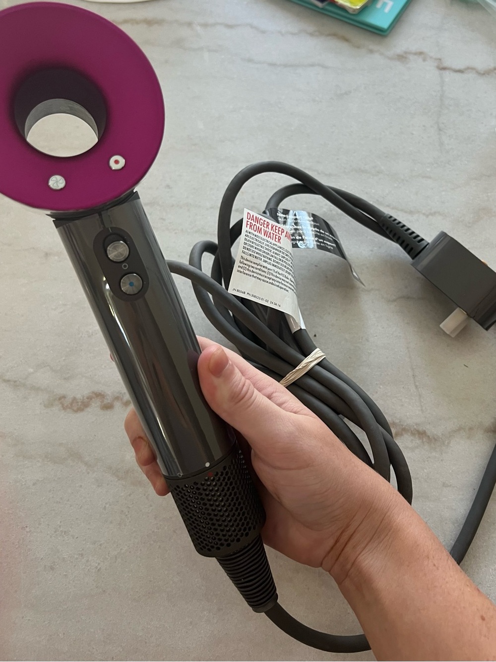 Dyson Supersonic Hair Dryer (Iron/Fuchsia)